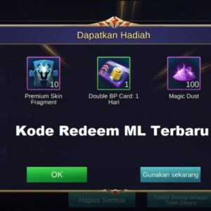 kode redeem ml februari 2020