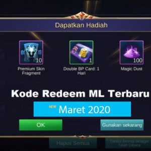Kode Redeem ML Maret 2020