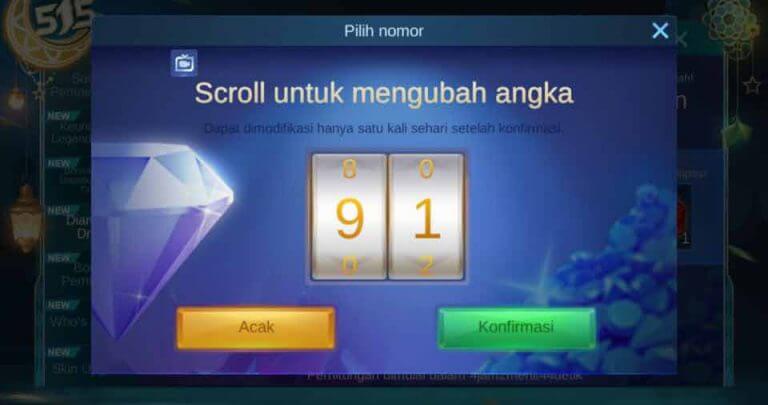 √ Nomor Keberuntungan ML Diamond Draw 90% Hoki - Viraloke.com