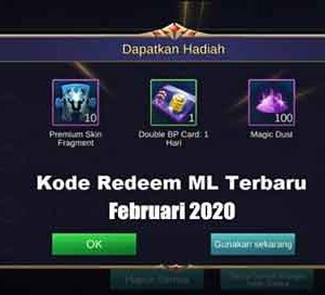 Kode Redeem ML Februari 2020 Terbaru Worked!