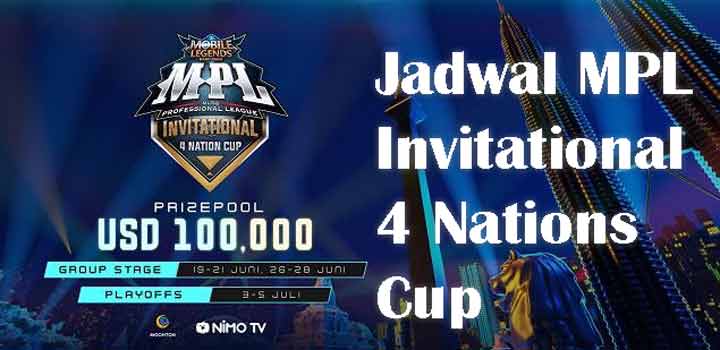 Jadwal MPL Invitational 4 Nations Cup dan Hasil Grup