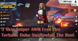 3 Skin Sniper AWM Free Fire Terbaik, Duke Swallowtail The Best