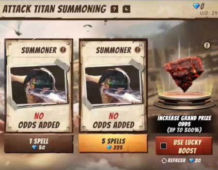 Event Attack Titan Summoning