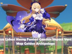 Semua Lokasi Keong Fantasi Genshin Impact Versi 2.8 Map Golden Archipelago