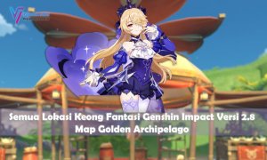Semua Lokasi Keong Fantasi Genshin Impact Versi 2.8 Map Golden Archipelago