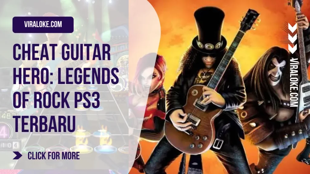 Cheat Guitar Hero: Legends of Rock PS3 Terbaru 2024 - Unlock Semua Item dan Lagu 1