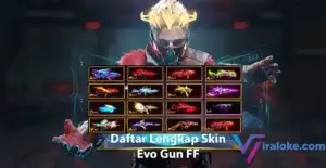 Daftar Lengkap Skin Evo Gun FF: Ada yang Fresh Nih?