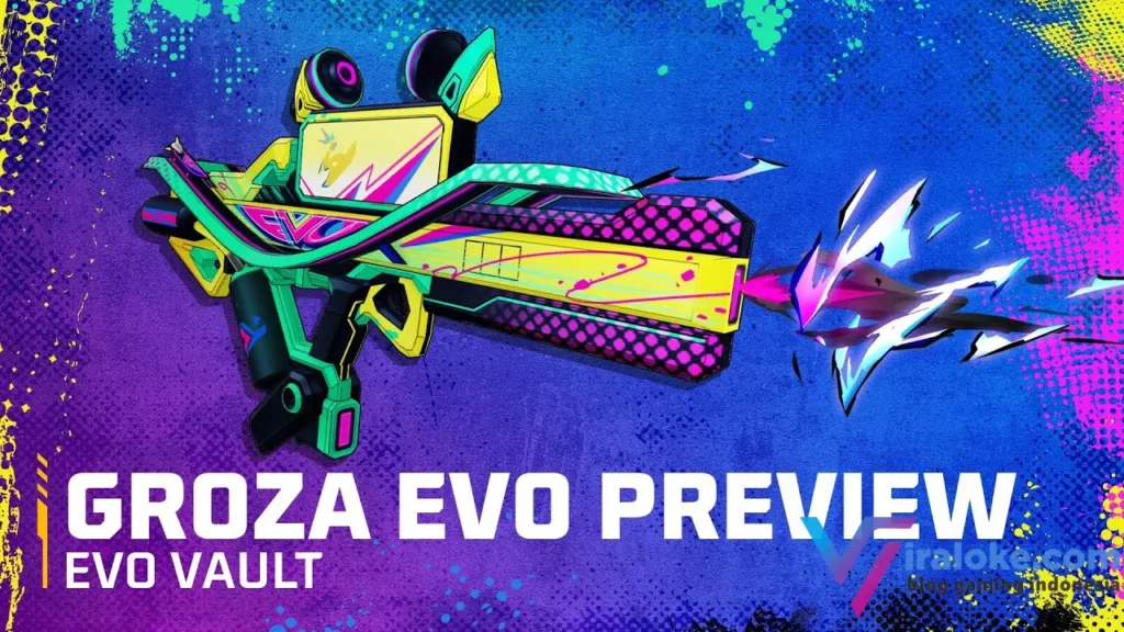 Daftar Lengkap Skin Evo Gun FF: Ada yang Fresh Nih? 16 GROZA Bang! Popblaster