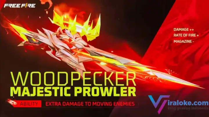 Daftar Lengkap Skin Evo Gun FF: Ada yang Fresh Nih? 17 Woodpecker Majestic Prowler