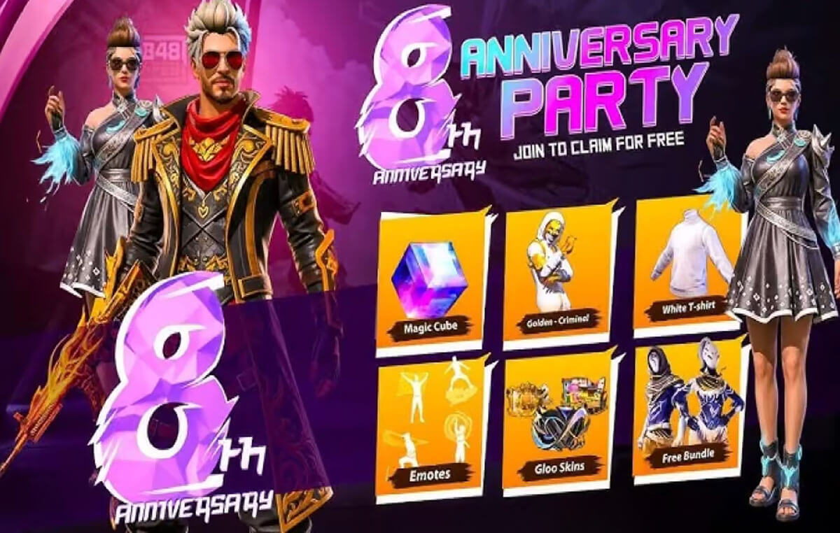 Free Fire 8th Anniversary