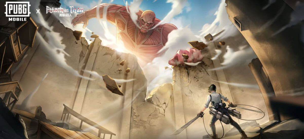 Wibu Wajib Kumpul! Kolaborasi PUBG MOBILE x Attack on Titan, Lebih Gahar! 1 Kolaborasi PUBG MOBILE x Attack on Titan