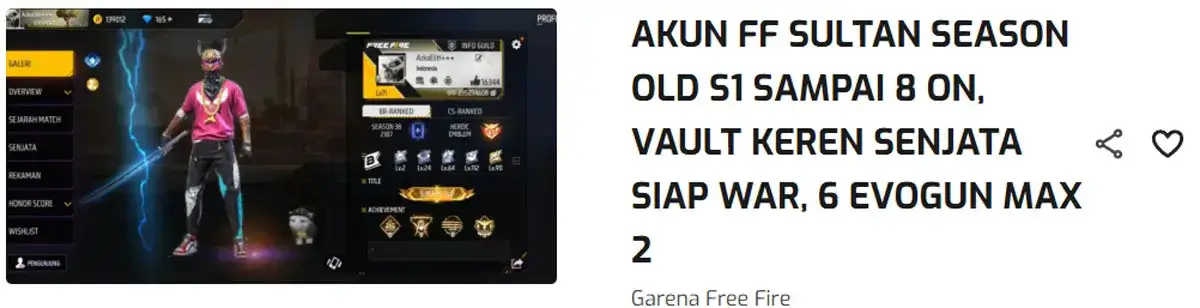 Akun FF Sultan Gratis dengan Skin Langka dan Diamond Melimpah, Ini Cara Mendapatkannya! 3 Akun FF Sultan Gratis dengan Skin Langka dan Diamond Melimpah, Ini Cara Mendapatkannya