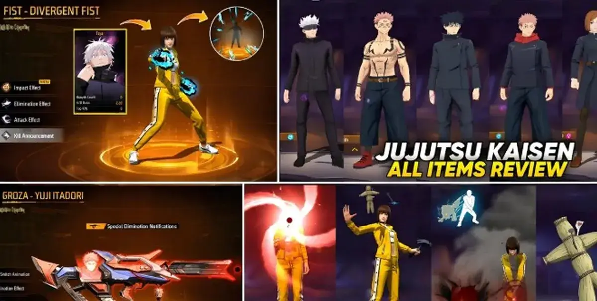 Skin Free Fire X Jujutsu Kaisen