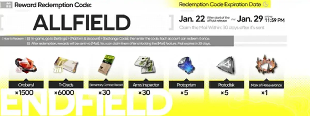 Akhirnya Rilis! Kode Redeem Arknights Endfield yang Wajib Kamu Klaim!