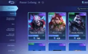 Cara Jual Item di Pasar Lelang ML