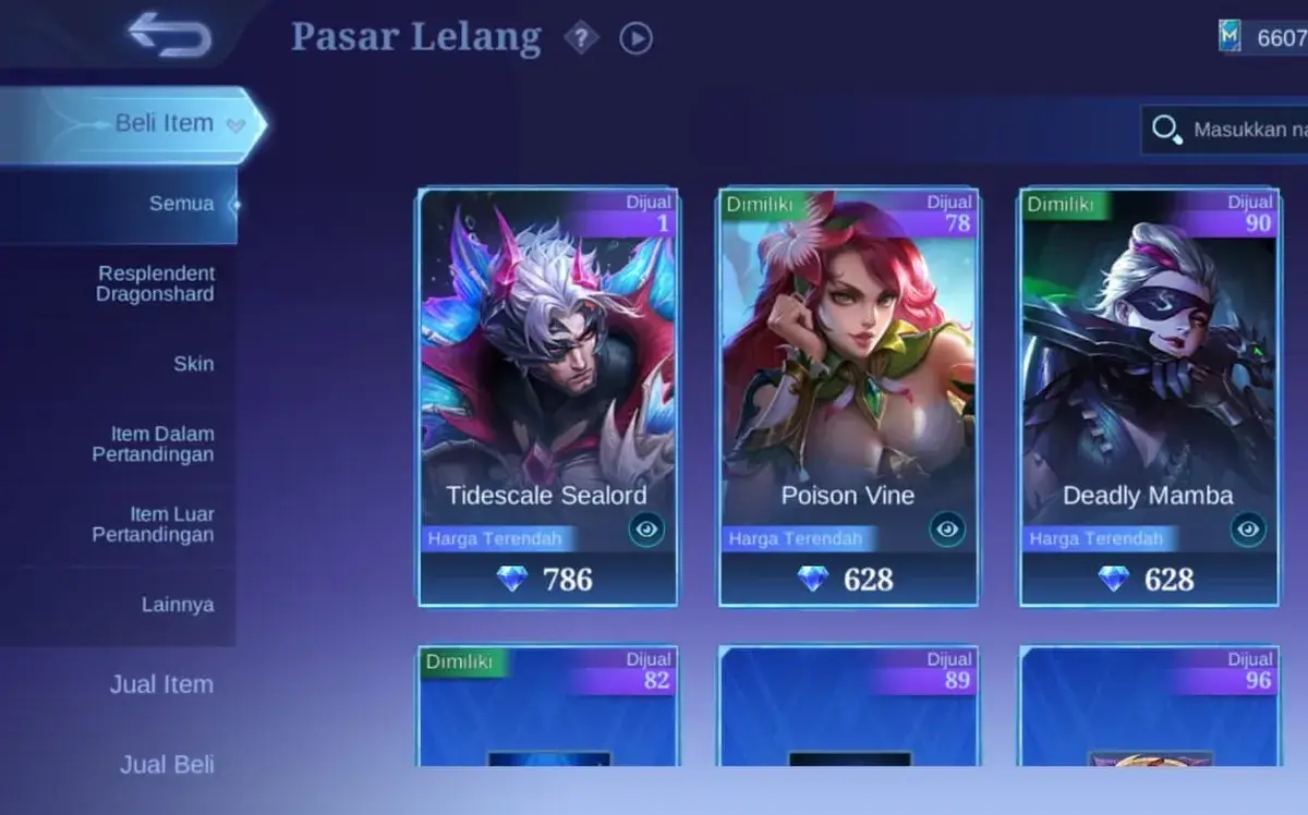 Tips Cara Jual Item di Pasar Lelang ML 1 Cara Jual Item di Pasar Lelang ML